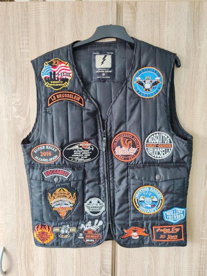 Motorvest (gilet) van synthetisch materiaal _ maat BE „XL”., Motoren, Kleding | Motorkleding, Jas | textiel, Nieuw zonder kaartje