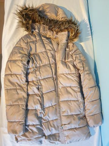Manteau H&M fille beige 164 à capuche