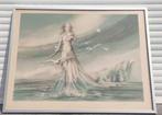 Lithographie femme signe dance, Ophalen of Verzenden