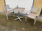 tuinsetje in teak, Tuin en Terras, Gebruikt, Bijzettafel, Hardhout, Tuinset