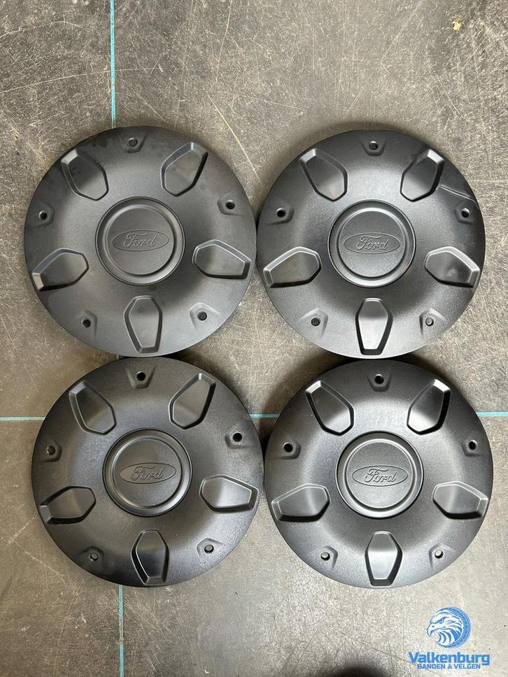 ORIGINELE Ford Transit Custom naafkap naafdop wieldop set zw, Auto diversen, Wieldoppen, Gebruikt, Verzenden