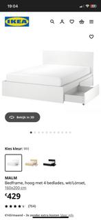 Bed 160 cm, Huis en Inrichting, Slaapkamer | Bedden, Ophalen, Zo goed als nieuw, 160 cm