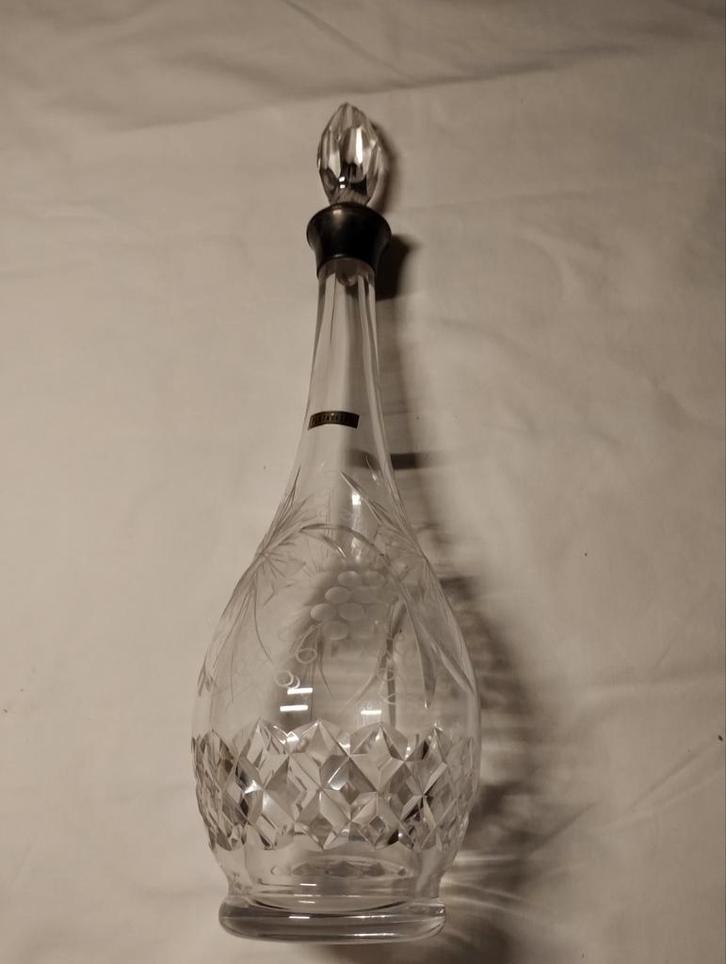 glazen wijnkaraf, Antiek en Kunst, Antiek | Glaswerk en Kristal