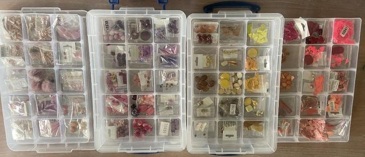 Zeer grote stock onderdelen DIY juwelen, Hobby en Vrije tijd, Kralen en Sieraden maken, Nieuw, Ophalen