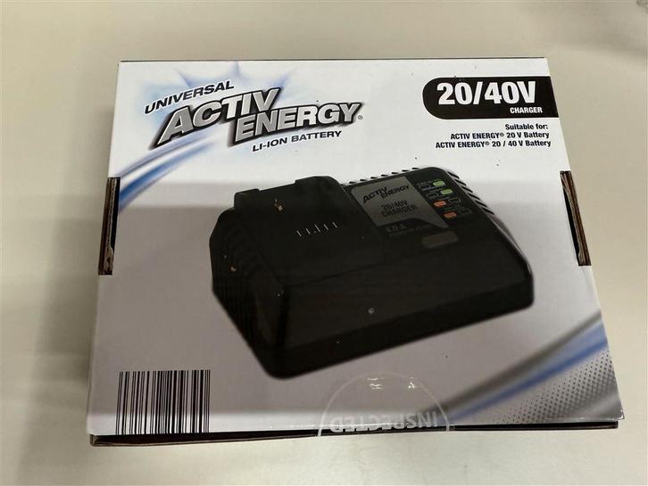 Universele batterijlader - Activ Energy 20V/40V 4Ah [enkel l, Audio, Tv en Foto, Opladers, Nieuw, Ophalen of Verzenden