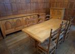 Salle à manger complète en chêne massif, Huis en Inrichting, Ophalen, Gebruikt, 6 tot 8 stoelen