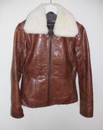Lederen jas, American Base - New York - maat S, Enlèvement ou Envoi, Porté, Taille 36 (S), Manteau