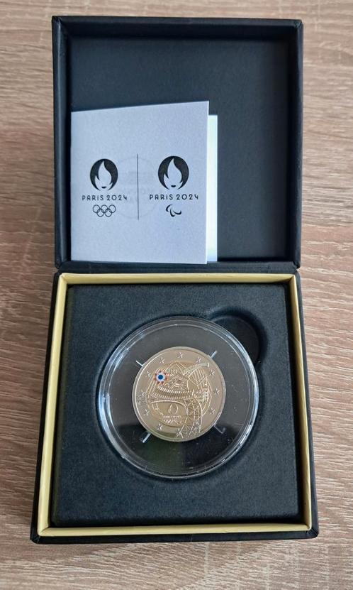 2 euro Frankrijk Parijs 2024 - kleur - PP, Postzegels en Munten, Munten | Europa | Euromunten, 2 euro, Frankrijk, Ophalen of Verzenden