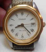 04) Tissot PR100 dame quartz vintage, Montre-bracelet, Autres marques, Enlèvement ou Envoi, Cuir