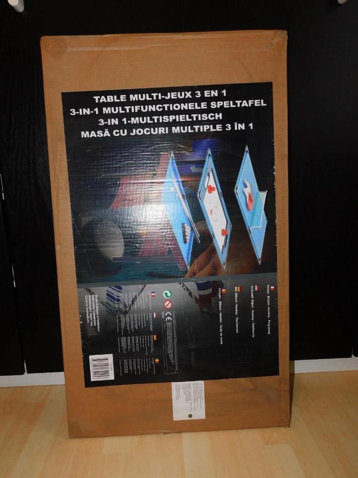 3-in 1 Speltafel (BiIjart - Hockey - Ping-Pong), Kinderen en Baby's, Speelgoed | Duplo en Lego, Nieuw, Ophalen