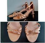 Sandalen rose/ goud 41 1x gedragen NIEUWSTAAT, Kleding | Dames, Trouwkleding en Trouwaccessoires, Ophalen of Verzenden, Zo goed als nieuw