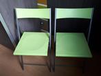 Set van 2 (design) klapstoelen, Huis en Inrichting, Stoelen, Ophalen, Twee, Overige kleuren, Zo goed als nieuw
