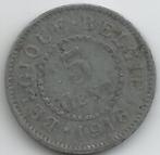 11356 * ALBERT I * 5 cent 1916  ZINK * Z.Fr/pR, Postzegels en Munten, Munten | België, Verzenden