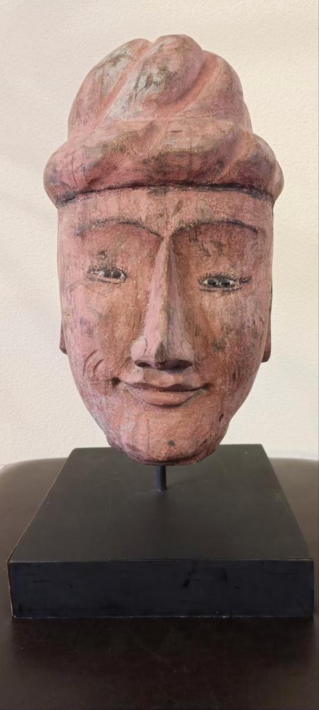 Antiek beeld Birma Myanmar, Antiek en Kunst, Kunst | Beelden en Houtsnijwerken, Ophalen of Verzenden