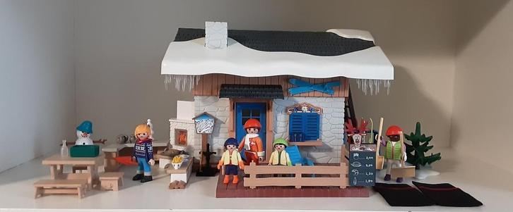 PLaymobil grote skihut, Kinderen en Baby's, Speelgoed | Playmobil, Zo goed als nieuw, Complete set, Ophalen of Verzenden