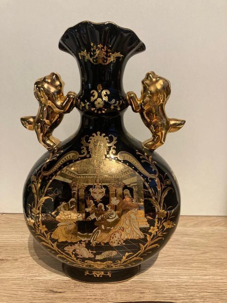 Prachtige Chinese porseleinen vaas met Satsuma decor, Antiek en Kunst, Antiek | Vazen, Ophalen of Verzenden