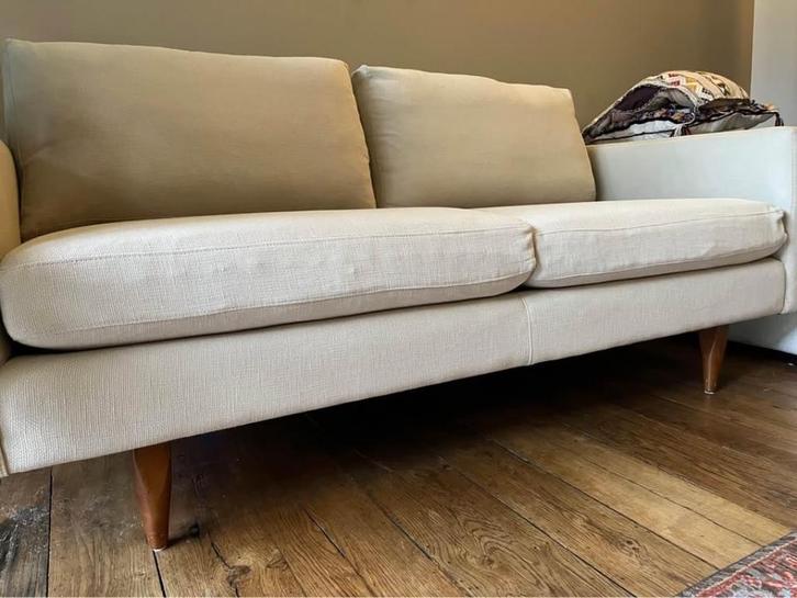 Loveseat zetel, Huis en Inrichting, Zetels | Zetels, Gebruikt, Rechte bank, Tweepersoons, 150 tot 200 cm, 75 tot 100 cm, Stof