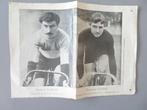 Tour de France 1909 - 1910 Oscar Lapize Francois Faber, Comme neuf, Affiche, Image ou Autocollant, Envoi