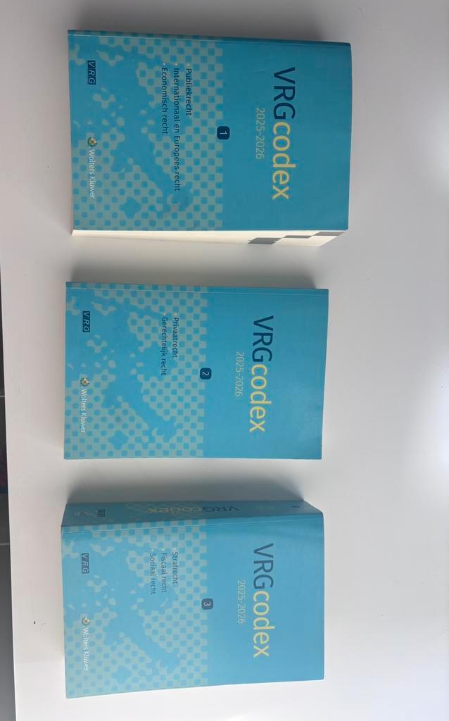 VRGcodex, Boeken, Studieboeken en Cursussen, Zo goed als nieuw, Hoger Onderwijs, Ophalen of Verzenden