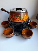 vintage fondu met vorken en lepeltjes, Ophalen of Verzenden