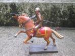 Lineol groot model Belgische lansier op paard met lans. TOP, Ophalen of Verzenden