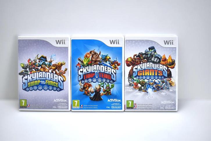 Wii 3 Skylander GAMES | Trap Team | Giants | Swap Force, Games en Spelcomputers, Games | Nintendo Wii, Gebruikt, Verzenden