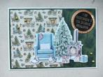 Zelfgemaakte kerstkaart met omslag, Enlèvement ou Envoi, Neuf, Noël