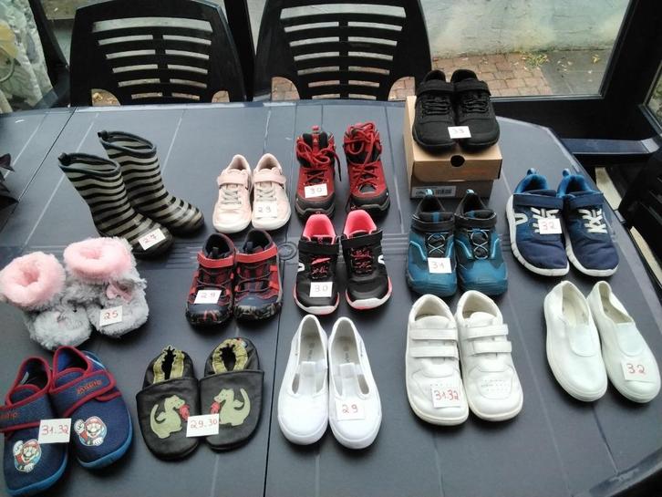 Kinderschoenen Pt. 27 tot 33/sneakers, laarzen, slippers, Kinderen en Baby's, Kinderkleding | Schoenen en Sokken, Gebruikt, Overige typen