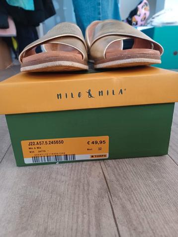 Open schoenen Milo en Mila maat 32. 1x gedragen!  beschikbaar voor biedingen