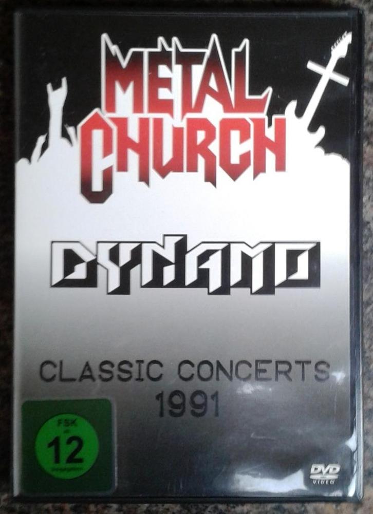 DVD - Metal Church - Dynamo - Metal - Als nieuw - € 6, Cd's en Dvd's, Dvd's | Muziek en Concerten, Zo goed als nieuw, Muziek en Concerten