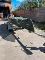 Canadese gezinskano met nieuwe trailer., Watersport en Boten, Kano's, Ophalen, Gebruikt, Canadese kano of Open kano, Met peddels