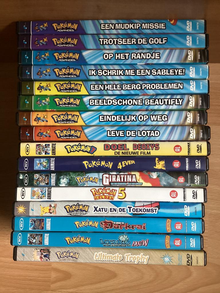 Dvd’s Pokémon, Tous les âges, Enlèvement ou Envoi, Aventure, TV fiction