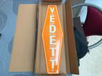 Vedett bier emaille reclamebord, nieuw, Verzamelen, Biermerken, Ophalen of Verzenden, Nieuw, Reclamebord, Plaat of Schild