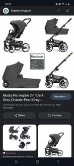 Mutsy nio inspire Pearl Grey met accesoires, Kinderen en Baby's, Kinderwagens en Combinaties, Gebruikt, Ophalen of Verzenden, Mutsy