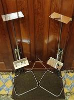 Vintage Maya speakersteunen chroom, Ophalen of Verzenden, Zo goed als nieuw, Speaker