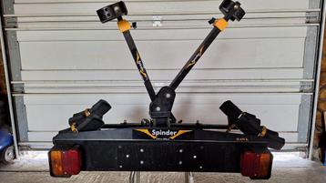 Spinder Fietsdrager Hawk RH-2-F voor trekhaak, Enlèvement, 2 vélos, Utilisé, Support d'attelage