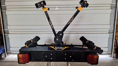 Spinder Fietsdrager Hawk RH-2-F voor trekhaak, Auto diversen, Fietsendragers, Gebruikt, Trekhaakdrager, 2 fietsen, Ophalen