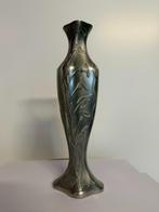 Tinnen vaas, Art Nouveau-inspiratie, Les Potstainiers, Antiek en Kunst, Antiek | Tin, Ophalen of Verzenden
