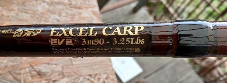 Canne a carpe 3,9m, Sports nautiques & Bateaux, Pêche à la ligne | Carpes, Comme neuf, Canne à lancer, Enlèvement