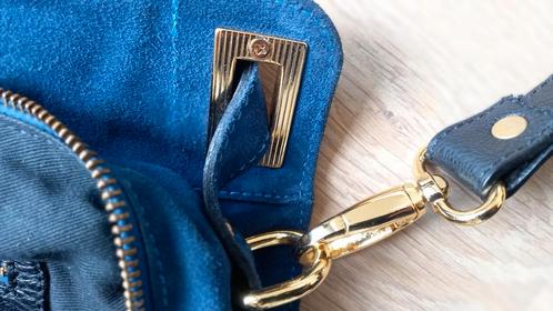 Prijs - 66%! Nieuwe leren handtas of schoudertas van SANDRO, Handtassen en Accessoires, Tassen | Damestassen, Nieuw, Handtas, Blauw