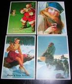 Set: 4 Coca Cola Kerst en Nieuwjaarskaarten Always Coca-Cola, Ophalen of Verzenden, Nieuw