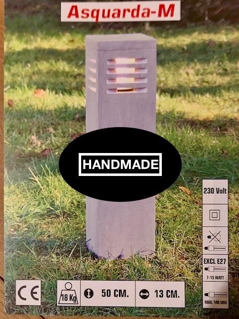 Arduin, blauwe hardsteen - Tuinverlichting, Tuin en Terras, Buitenverlichting, Nieuw, Staande lamp, Overige materialen, Minder dan 50 watt