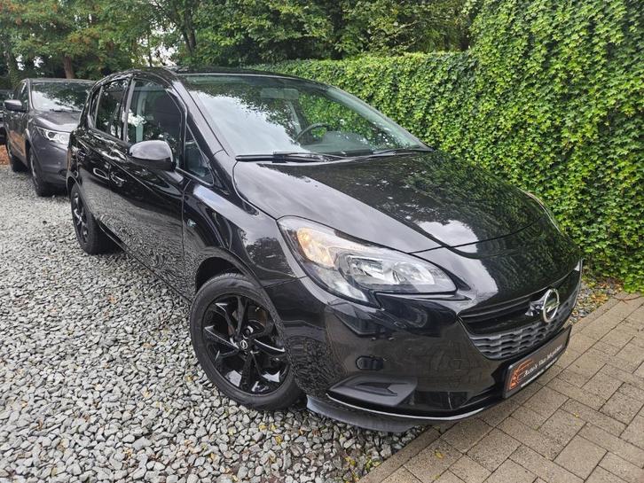 OPEL CORSA BLACK EDITION 1.0 BENZINE 12MAANDEN GARANTIE, Auto's, Opel, Bedrijf, Te koop, Corsa, ABS, Airbags, Airconditioning