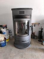 Feu au bois (Olympia Astorga Pierre 9kw), Maison & Meubles, Poêles, Enlèvement, Comme neuf, Bois