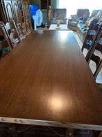 Eiken tafel met 6 Eiken stoelen., Huis en Inrichting, Ophalen