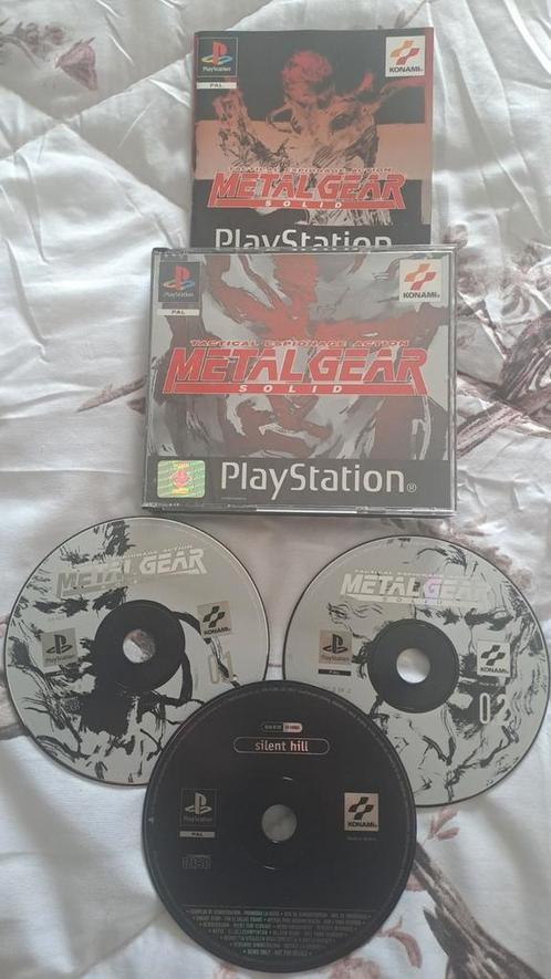Metal Gear Solid ps1 compleet+silent hill demo, Games en Spelcomputers, Games | Sony PlayStation 1, Zo goed als nieuw, Ophalen of Verzenden