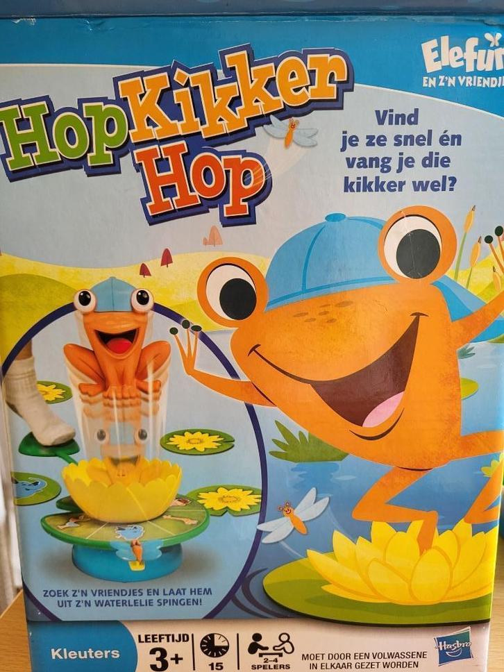 Hop Kikker Hop, Hobby en Vrije tijd, Gezelschapsspellen | Bordspellen, Zo goed als nieuw, Een of twee spelers, Drie of vier spelers