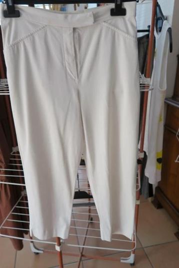 Broek 7/8 wit Gunex mt 38 (it 42) beschikbaar voor biedingen
