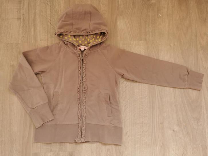 Bruin vestje - maat 128, Kinderen en Baby's, Kinderkleding | Maat 128, Gebruikt, Meisje, Trui of Vest, Ophalen of Verzenden