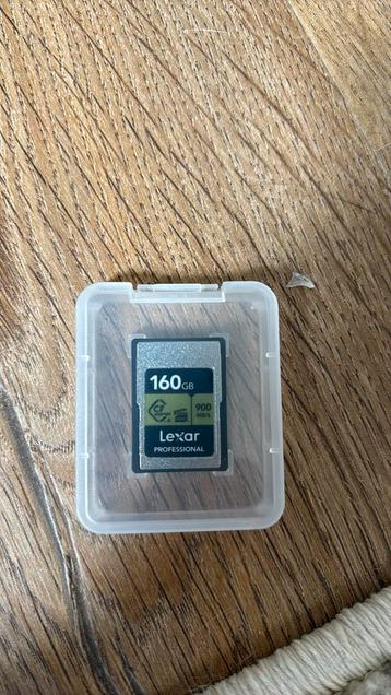 Lexar pro gold 160gb beschikbaar voor biedingen